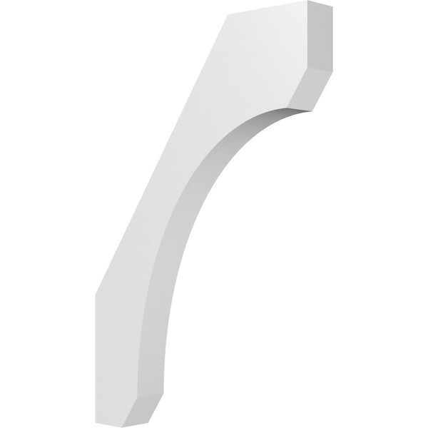 Ekena Millwork 3 1/2-in. W x 24-in. D x 36-in. H Legacy Architectural Grade PVC Knee Brace BRCP035X24X36LEC - main